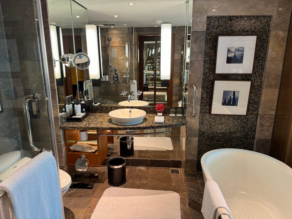 The bathroom