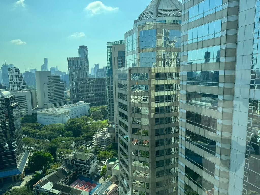 View outside the room