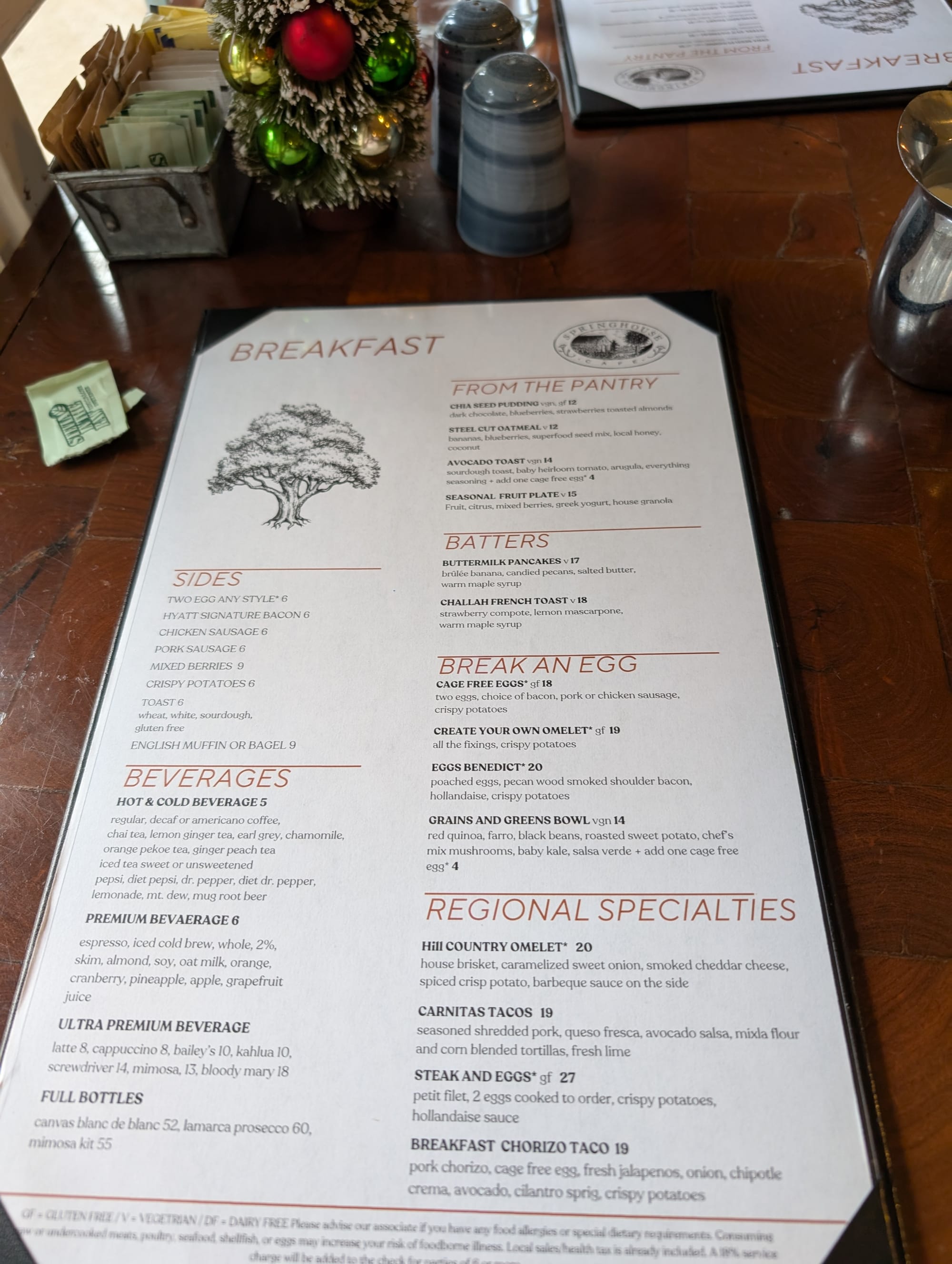 Breakfast Menu
