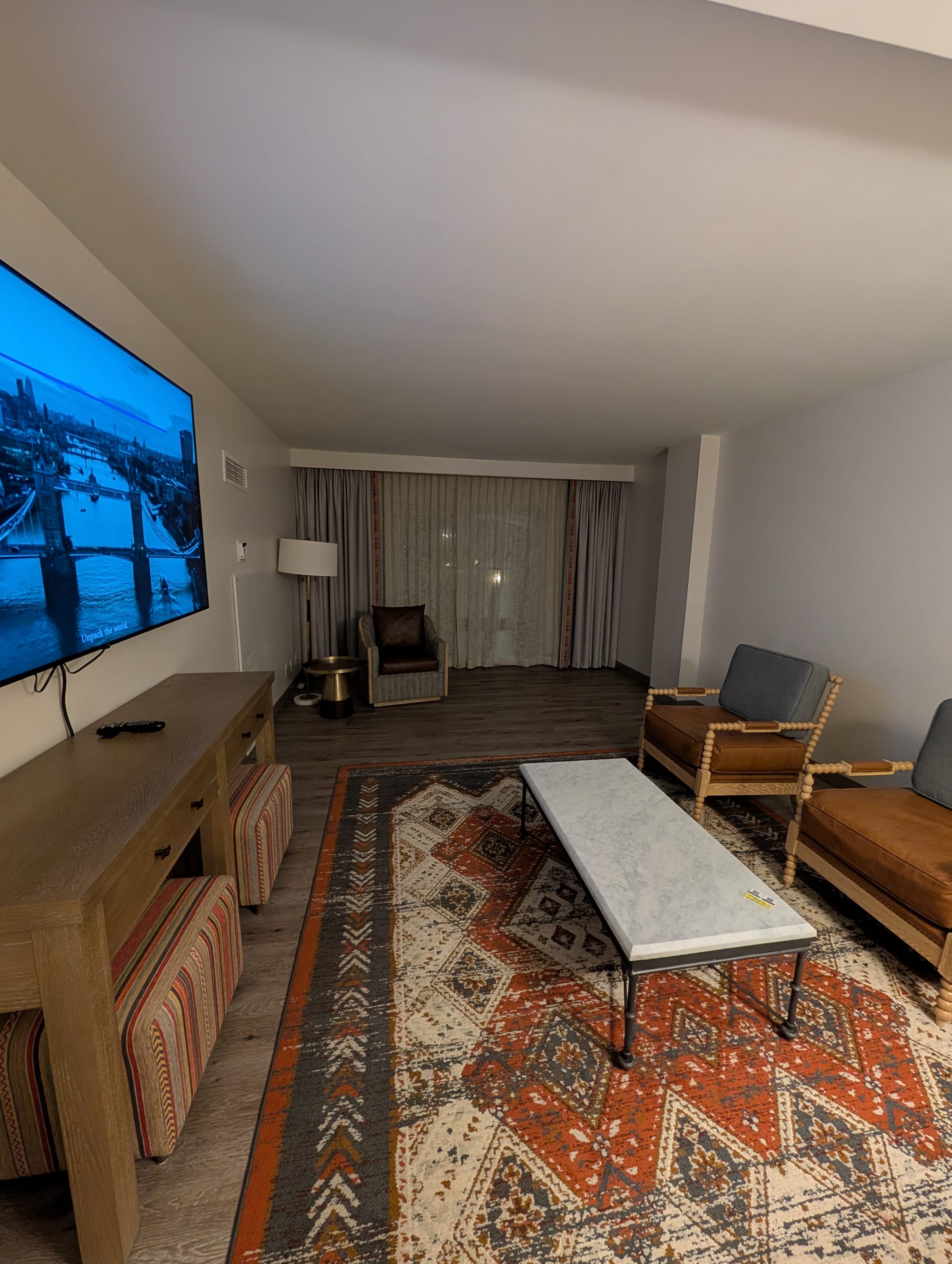 Living Room in the suite