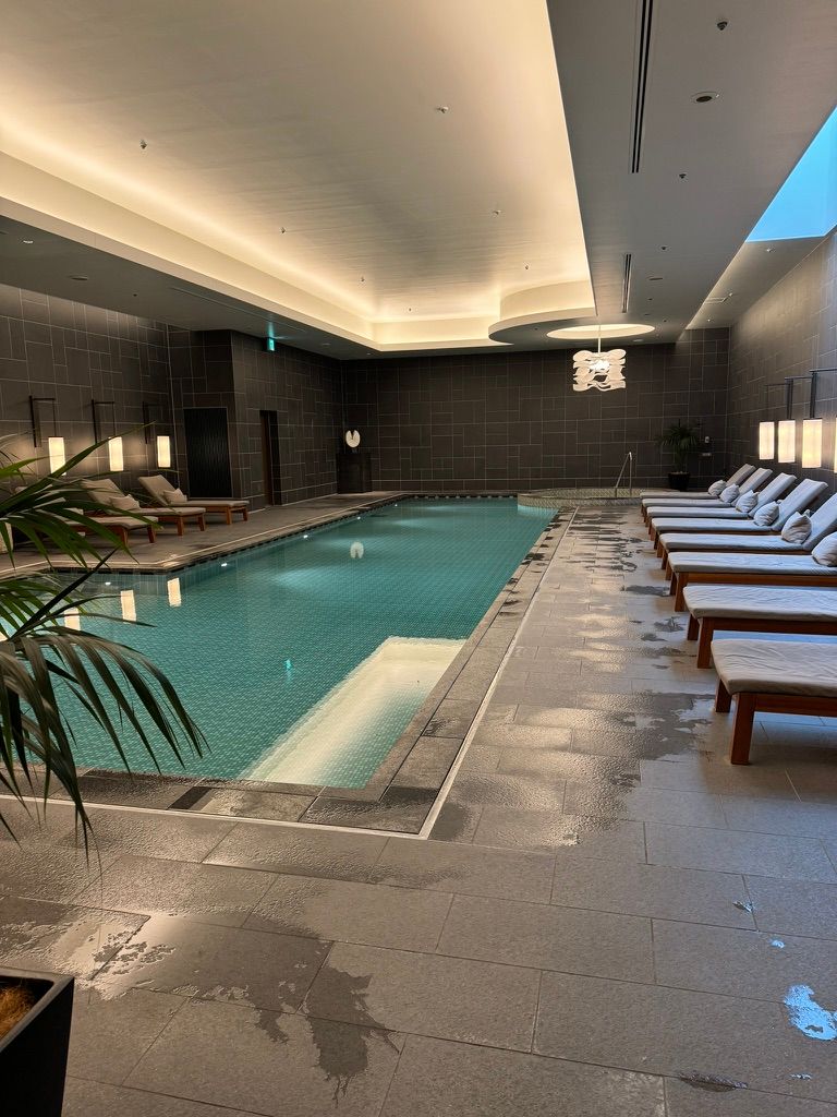 Pool in the fitness center