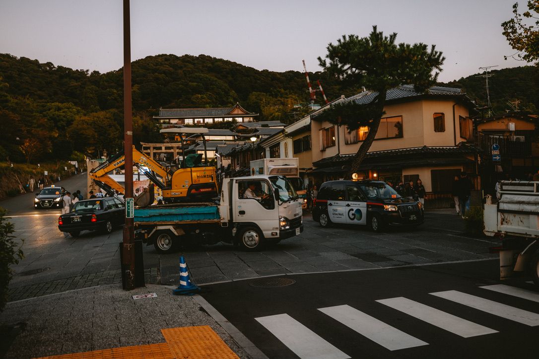Traffic near the hotel