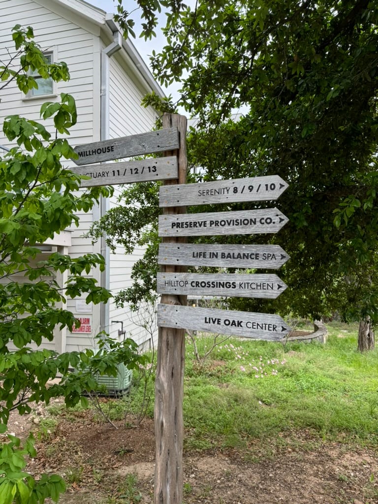 Directions at the resort