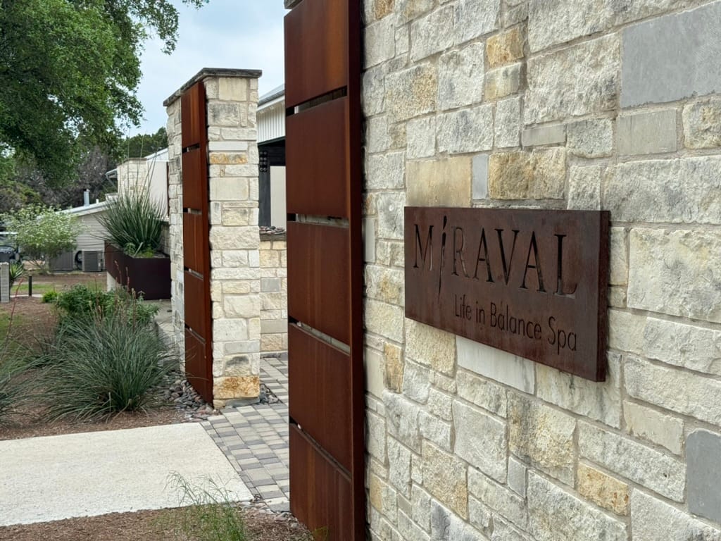 The spa entrance
