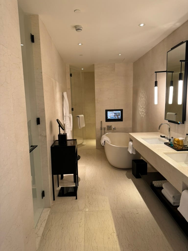 The bathroom