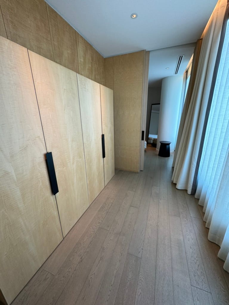 luggage storage closet