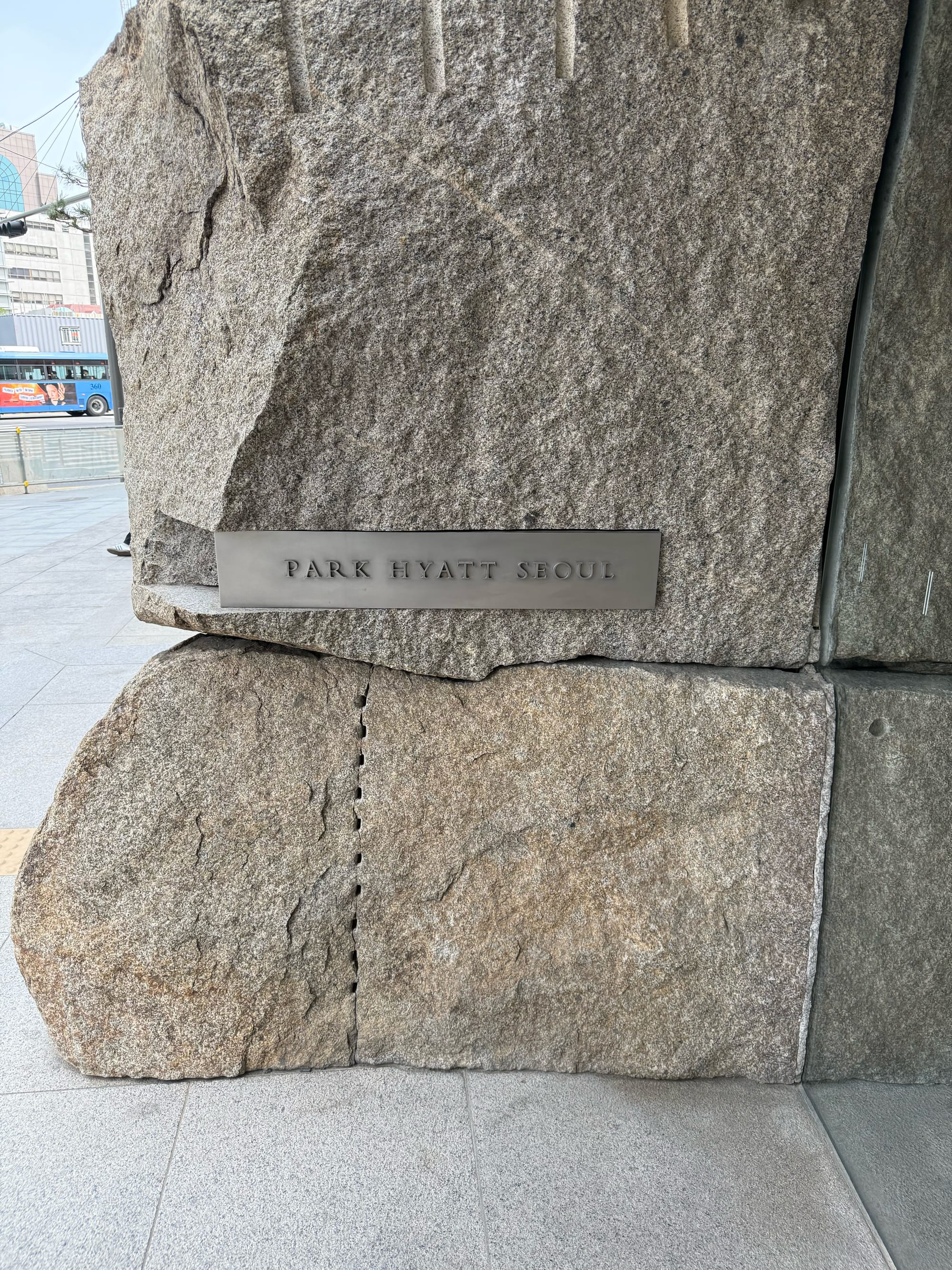 Side of the entrance