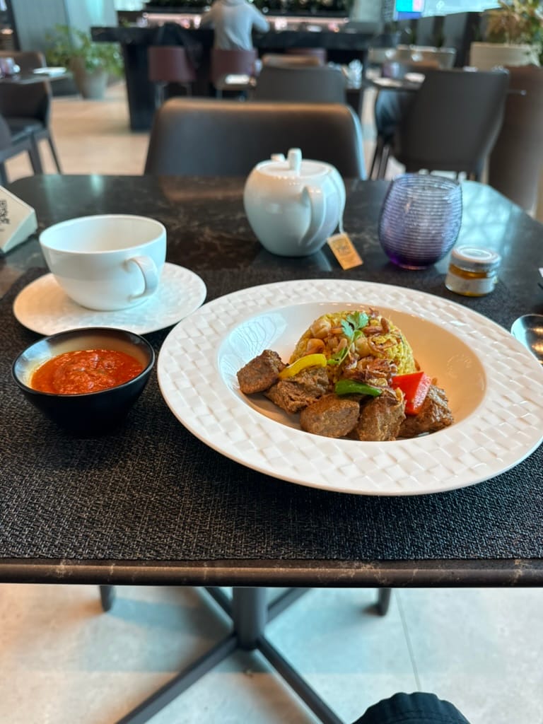 lounge meal (lamb kabob)