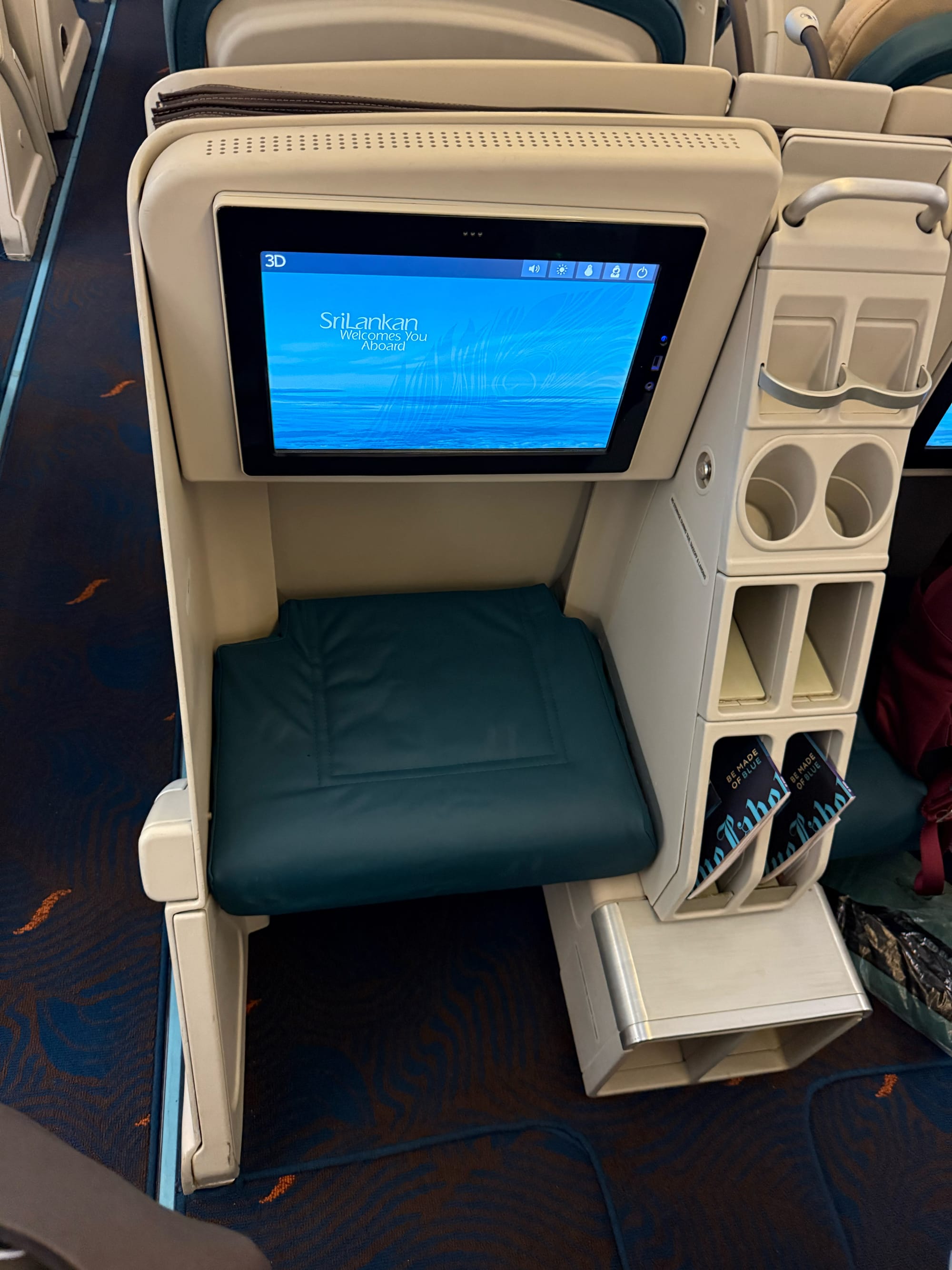 Front of the seat